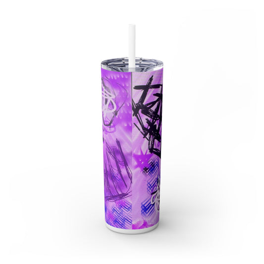 Skinny Tumbler with Straw, 20oz